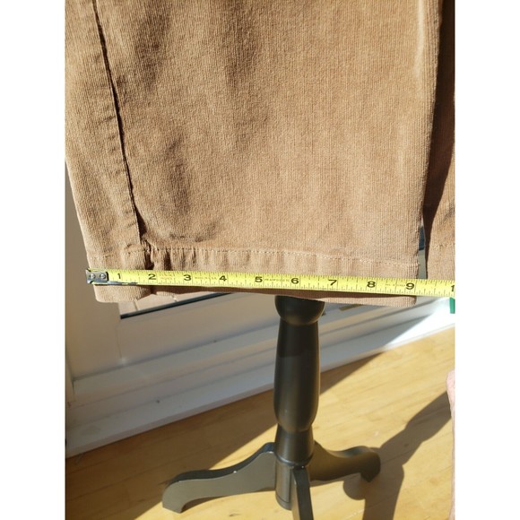 Eddie Bauer Pants Womens 2 Tan Vashion Fit Skimmer 100% Cotton Mid Rise Courdery - Picture 5 of 12